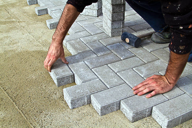 Permeable Paver Driveway in Bath, MI